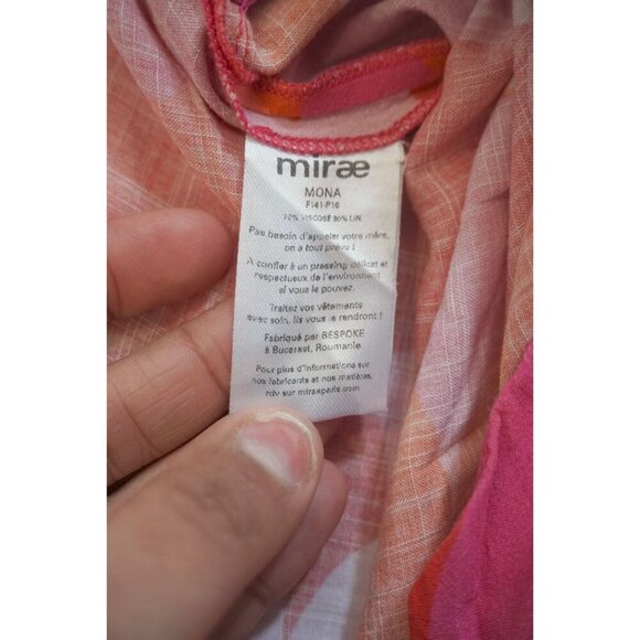 Mirae Paris Floral Retro Chic High-Waisted Wide-Leg Pants – Size 40 (US 8) - Picture 7 of 11